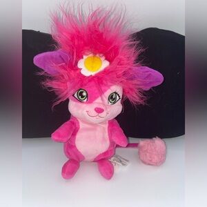 Popples “Bubbles” Pink w/ Pouch 8” Plush Toy 2015 Spinmaster Soft Cuddle Toy